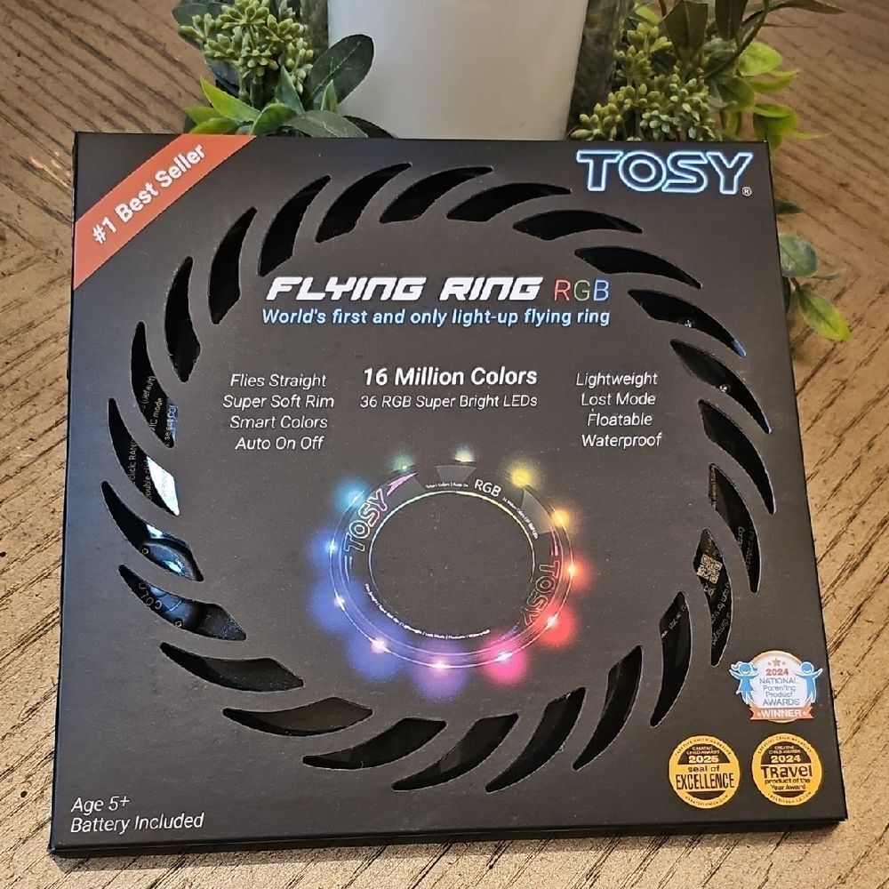 TOSY Flying Ring with 36 RGB Lights NWT